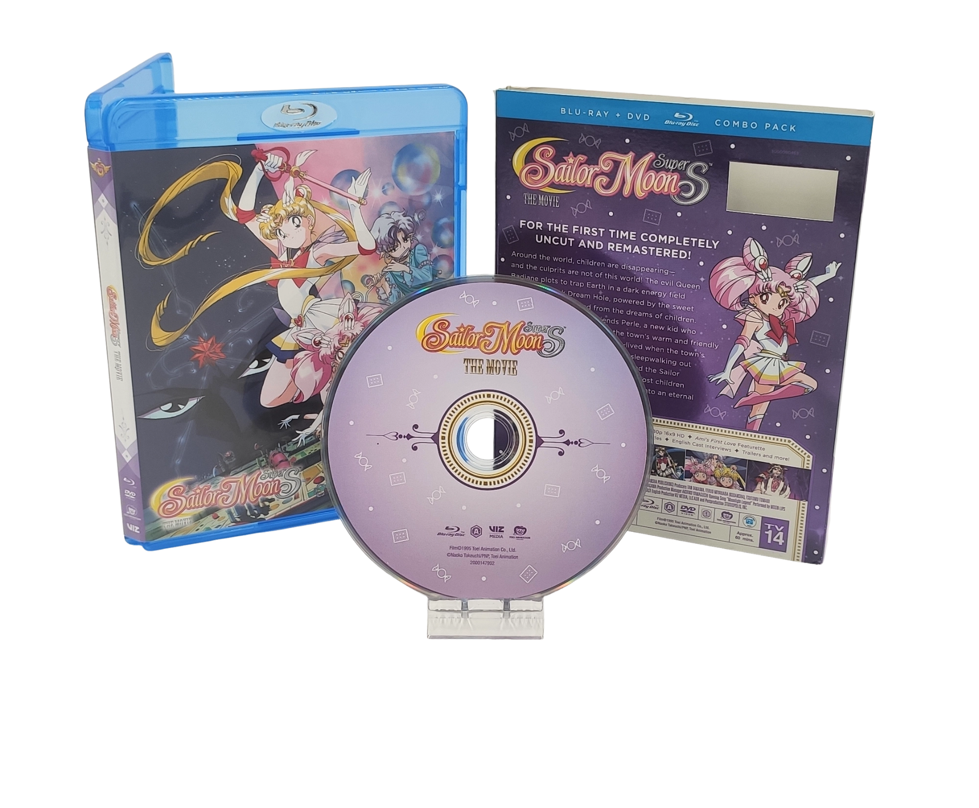 Présentation du coffret Blu-ray USA Viz Media Film Super S vue 1.
