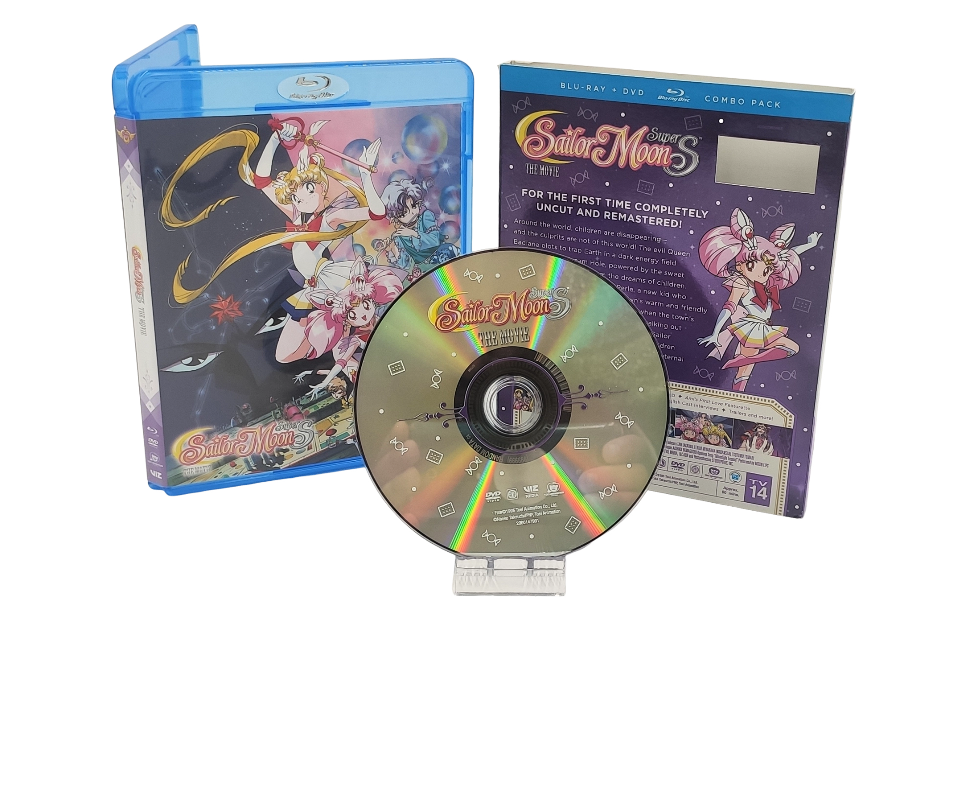 Présentation du coffret Blu-ray USA Viz Media Film Super S vue 3.