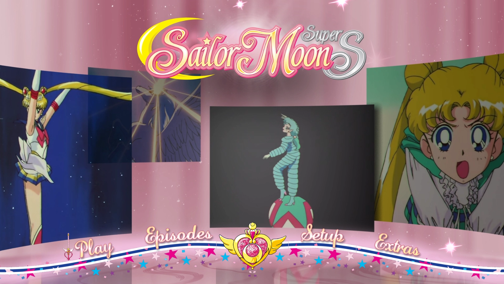 Menu Blu-ray USA Viz Media saison 4 disques 1 a 3.