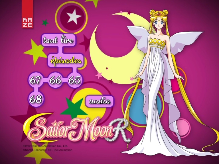 Premier menu du disque 3 de l'Ã©dition KazÃƒÂ© Saison 2.