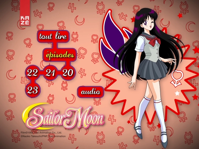 Premier menu du disque 3 de l'Ã©dition KazÃƒÂ© Saison 3.