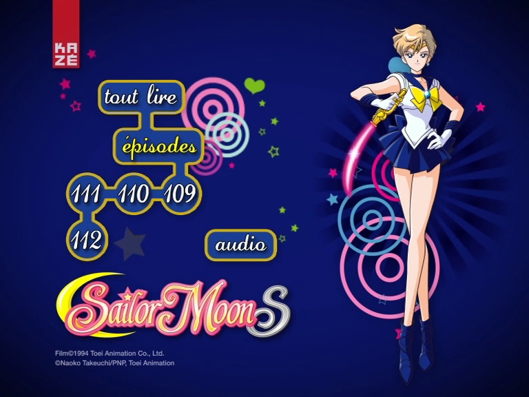 Second menu du disque 3 de l'Ã©dition KazÃƒÂ© Saison 3.