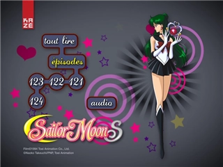 Premier menu du disque 5 de l'Ã©dition KazÃƒÂ© Saison 3.