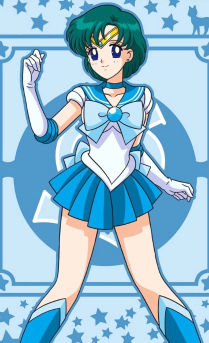 Illustration centrale de Sailor Mercury