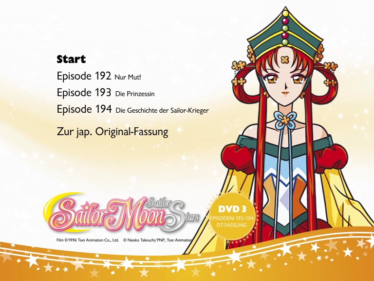 Screenshot 2 du disque 2 Kazé Allemagne première version Saison 5.