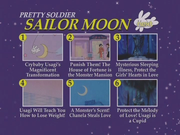 Menu DVD 1 du second coffret chinois Saison 1.